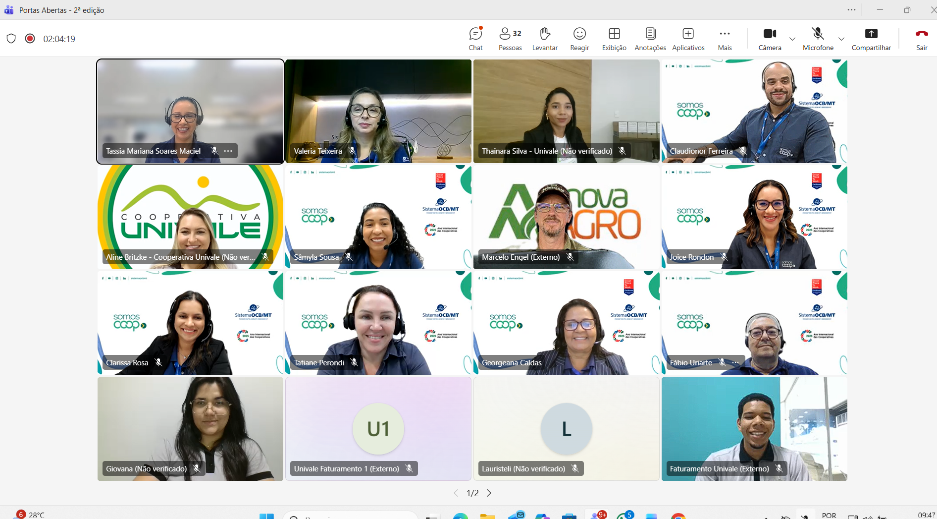 Novas cooperativas conhecem serviços do Sistema OCB/MT em evento online