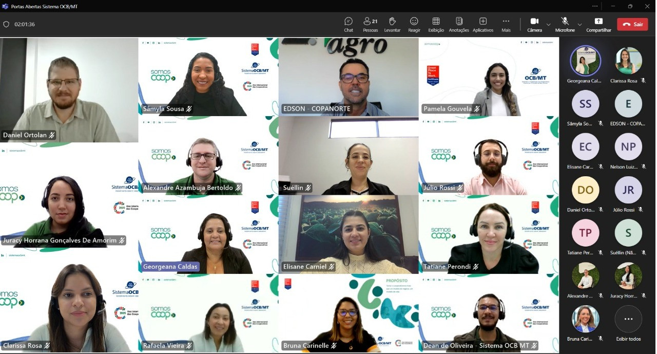 Sistema OCB/MT recebe novas cooperativas em evento Portas Abertas