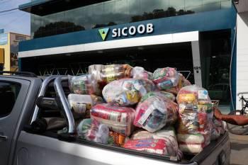 Sicoob União MT/MS distribui 4,5 toneladas de produtos