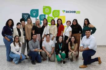 Equipe da Central Rondon conhece estrutura e boas práticas do Sicoob Uni