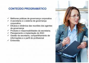 Curso Área de Governança: como estruturar e gerar valor à organização