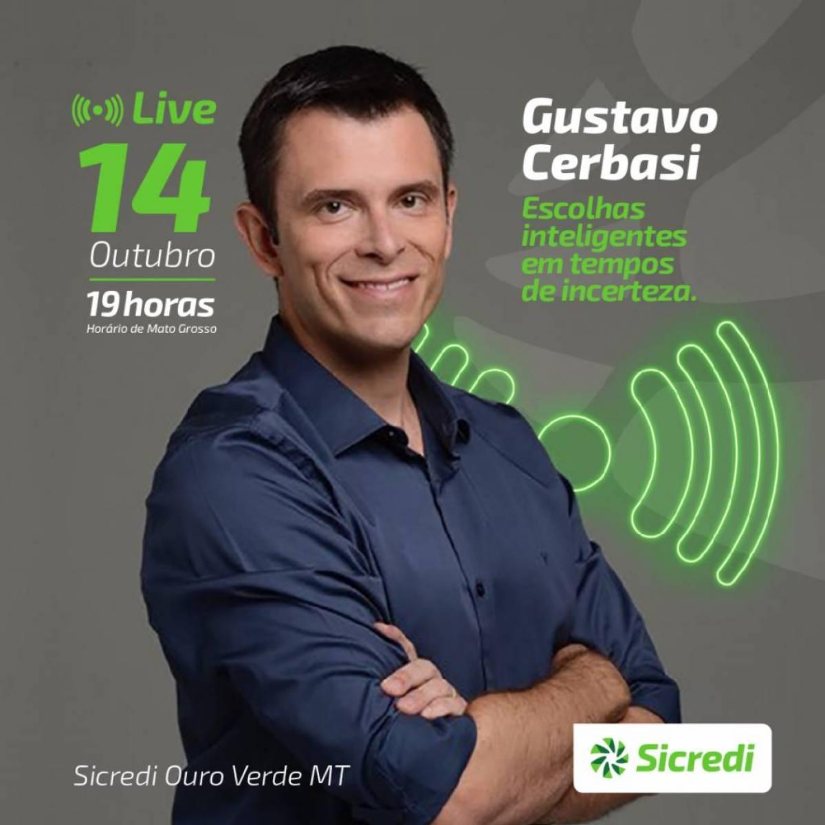 Sicredi Ouro Verde oferece palestra com Gustavo Cerbasi