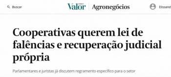 Coops querem lei de falências e recuperação judicial própria