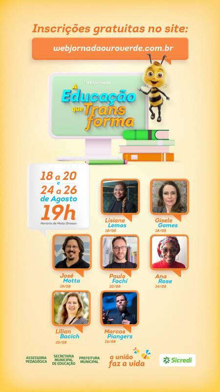 Sicredi e parceiros realizam jornada on-line para discutir educação