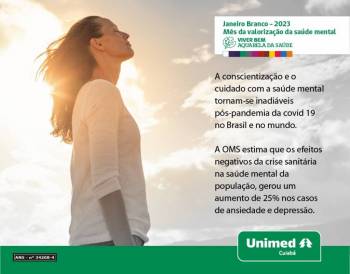 Saúde mental deve ser o 1º compromisso para 2023